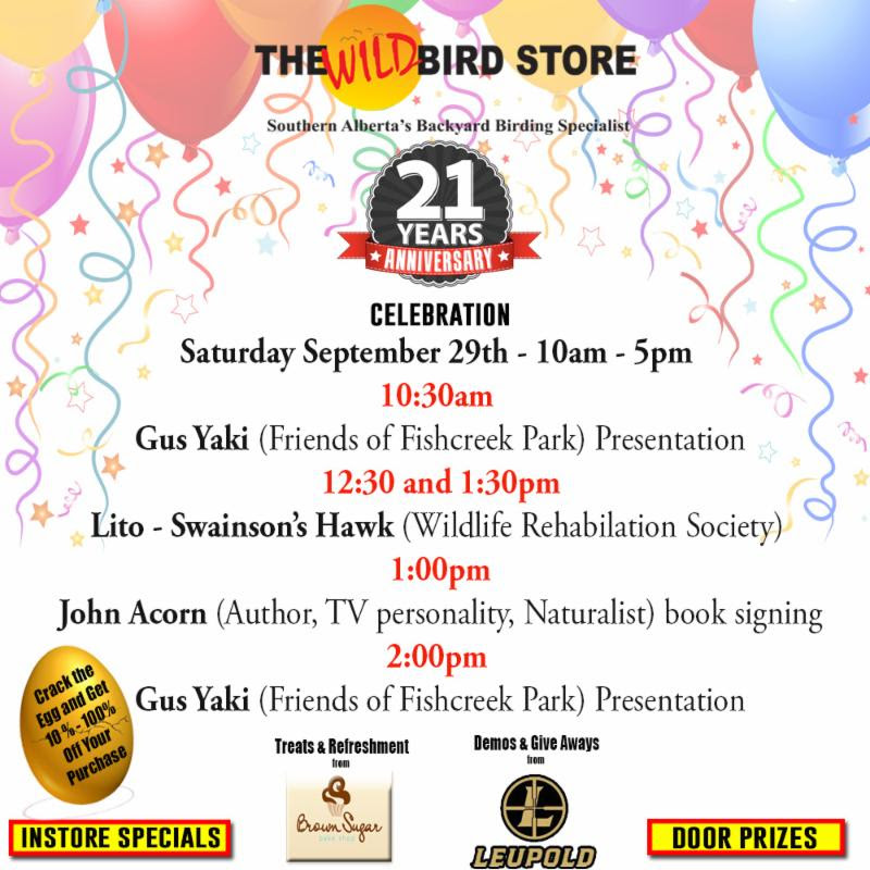 Wild Bird Store Anniversary event